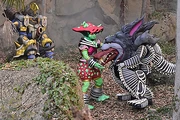 Kureon with the Cerberus Minosaur.