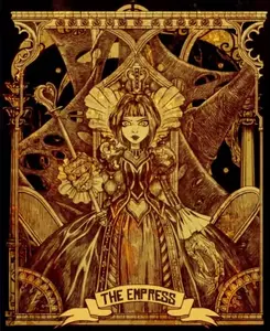 Queen of Hearts tarot card The Empress.