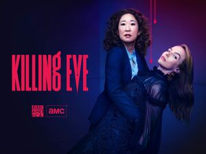 Villanelle featured on the Series 2 poster.