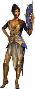 The "Order of Darkness" incarnation of Kitana.