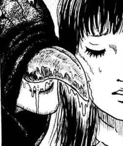 Goda licking Remina after the hellstar starts licking Earth.