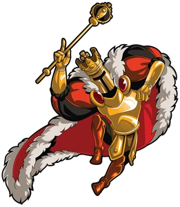 King Knight in Shovel Knight Showdown.
