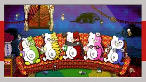 Monokubs announcments.png (1,020 KB) Monokid giving the announcements with the other Monokubs.