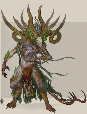  The Horned Rat as he appears in Total War: Warhammer II.