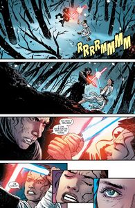 The Force Awakens Adaptation 6 - Rey and Kylo duel