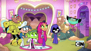 The Tooth Fairy meeting the Teen Titans.