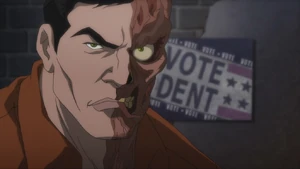 Two-Face in Batman: Assault on Arkham