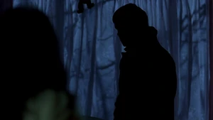 Azazel's silhouette.