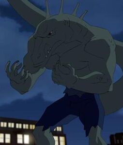 The Lizard in the Ultimate Spider-Man cartoon show.