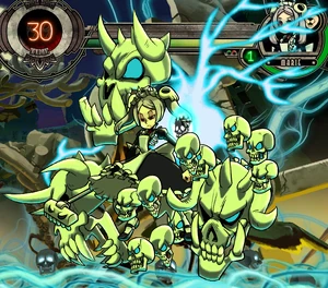 Marie in first phase form of the Story Mode.