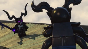 The Omega tells Garmadon (in Oni form) of his longing to be Human again, saying it weakens him.