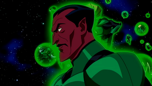 Sinestro in Green Lantern: Emerald Knights.