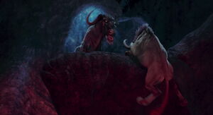 "That's twice you've been out of step today, Blag! You klutz!"