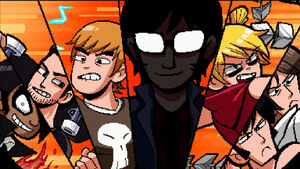 The League of Evil Exes as they appear in Scott Pilgrim vs. the World: The Game.