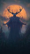 Hircine Wolfhunter concept art.