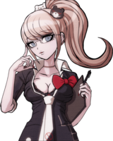 Junko's "clinical sophistication" persona.
