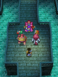 Ladja threatening to kill the hero