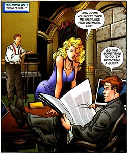 Otis and Eve Teschmacher in Superman Returns: Prequel #3
