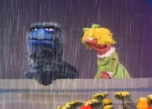 Beautiful Day Monster makes a girl's day rain.