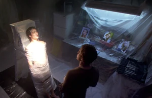 Freebo on his kill table.