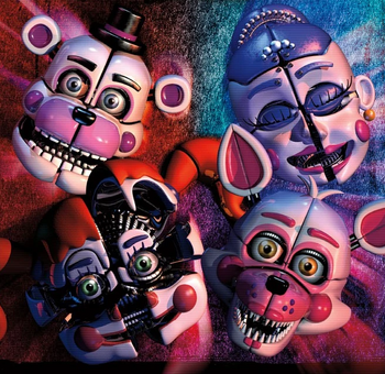 A very weird Funtime Chica render - fivenightsatfreddys