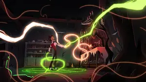 Alastor and Rosie making a deal, that would make Alastor the strongest sinner in Hell.