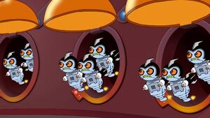 Mitch's robotic minions