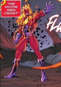 Red Volcano in the comics