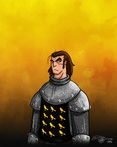 Ser Rolland Storm, the Bastard of Nightsong, half-brother of Bryce Caron, and Castellan of Dragonstone.