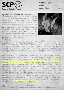 SCP-553's document.