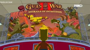 Kratos in The Simpsons.