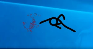 The Chosen One destroying ViraBot.