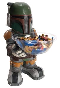 Boba Fett Halloween bowl decoration.