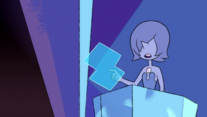 Blue Pearl's surprised look