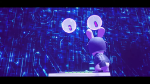 Azimoo sees the Rabbid Hero