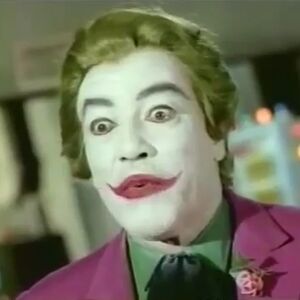 The late Cesar Romero as The Adam West Joker.