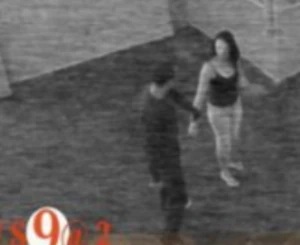 "Josh" with Megan in a security camera footage.