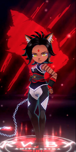 Sienna Khan unit in RWBY: Amity Arena.