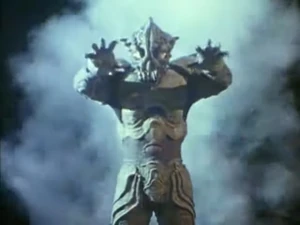 Zodor emerges from his human host to do battle.