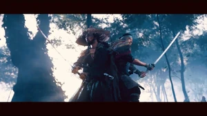 Jin and Ryuzo preparing to fight a wave of Mongols.