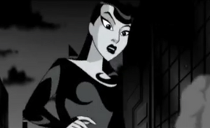 Inque seen in a flashback in Justice League: Unlimited.