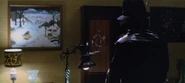 Monica standing in front of the painting