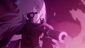Shiroko with her gun.