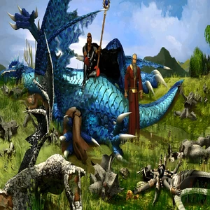 AzureDragonDeadBracada.jpg (4.67 MB) Dracon after he killed the king of the azure dragons in Bracada.