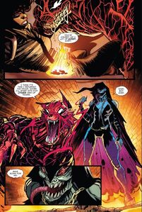 Demogoblin (Earth-616), John Jonah Jameson III (Earth-616) and Mercedes Knight (Earth-616) from Absolute Carnage Lethal Protectors Vol 1 2 001