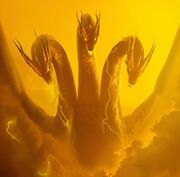 Godzilla king of the monsters ghidorah poster clear keyart