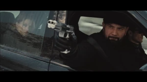 Hinx about to shoot Bond's plane.