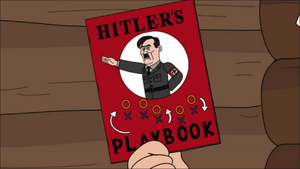 Woody Johnson's copy of Hitler's Playbook.