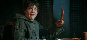 Ramsay taunts Theon after castrating him.