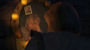 Charming crying about his mom